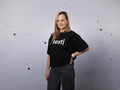 text| T-shirt | Unisex | black